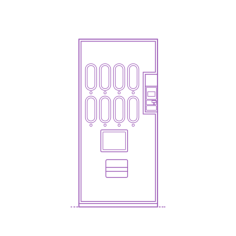 Fixtures Vending Machines Beverage Machine Graphic Sticker Outline Svg File, Free Vectors File